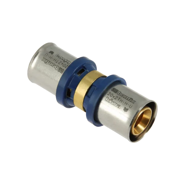 Alu-pers Rechte koppeling 20 x 20 mm