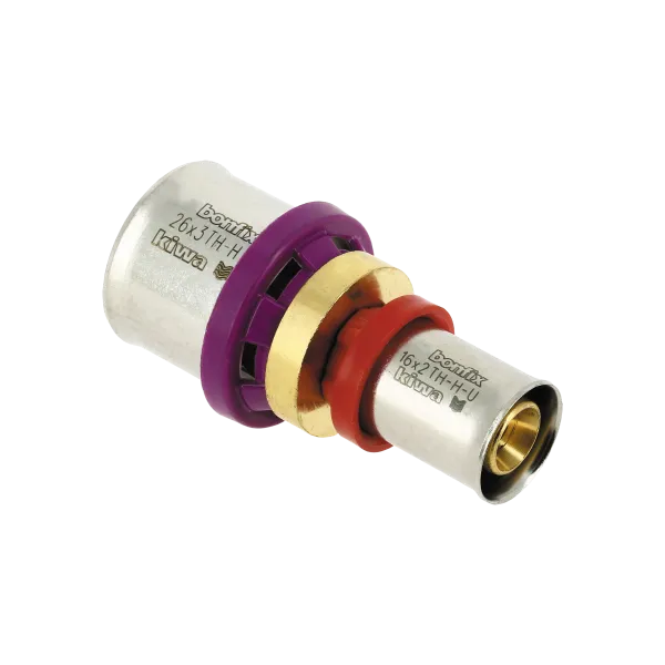 Alu-pers verloopkoppeling 26 x 16 mm