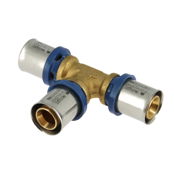 Alu-pers T-stuk 20 x 20 x 20 mm