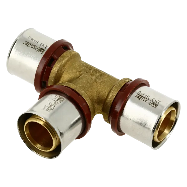 Alu-pers T-stuk 32 x 32 x 32 mm