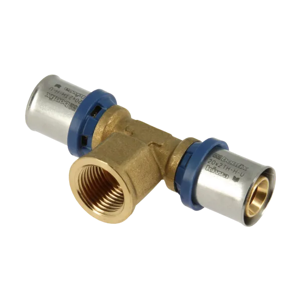 Alu-pers T-stuk 20 x 3/4" bi x 20 mm