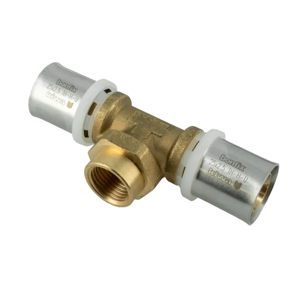 Alu-pers T-stuk 25 x 3/4" bi x 25 mm