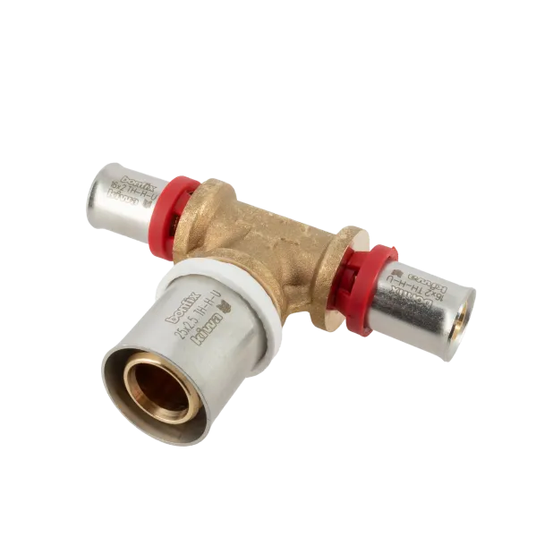 Alu-pers T-stuk 16 x 25 x 16 mm