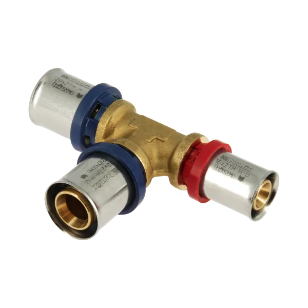 Alu-pers T-stuk 20 x 20 x 16 mm