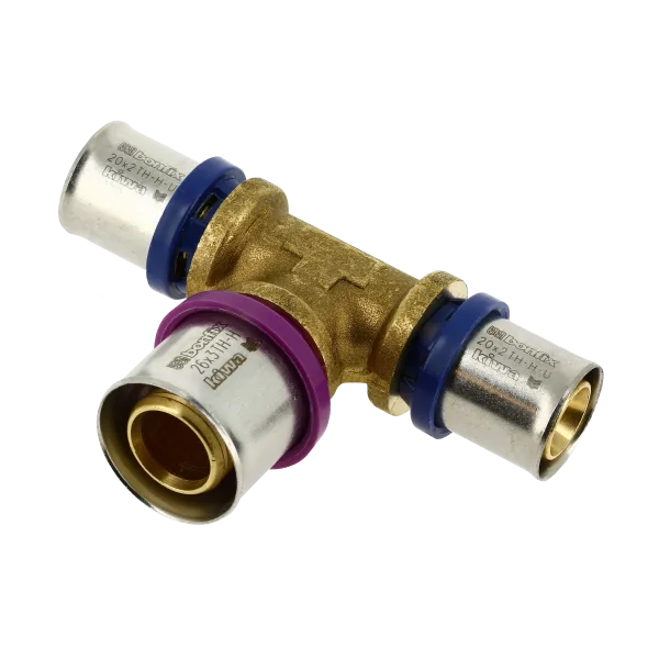 Alu-pers T-stuk 20 x 26 x 20 mm