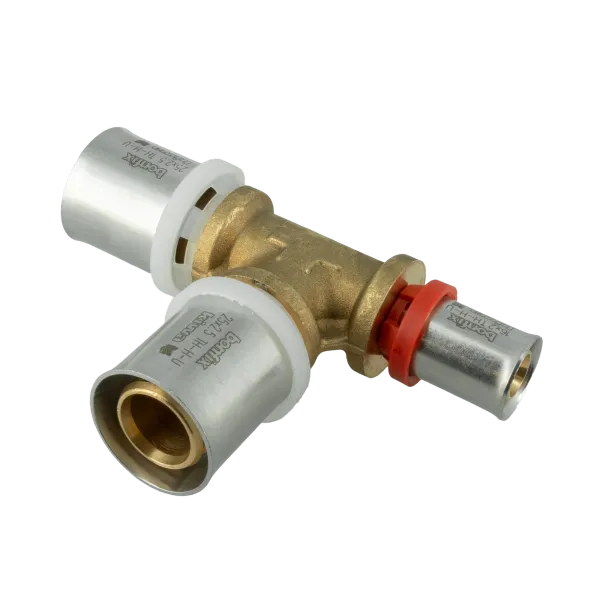 Alu-pers T-stuk 25 x 25 x 16 mm