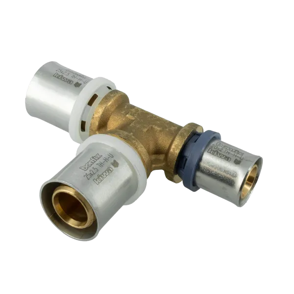 Alu-pers T-stuk 25 x 25 x 20 mm