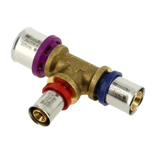Alu-pers T-stuk 26 x 16 x 20 mm
