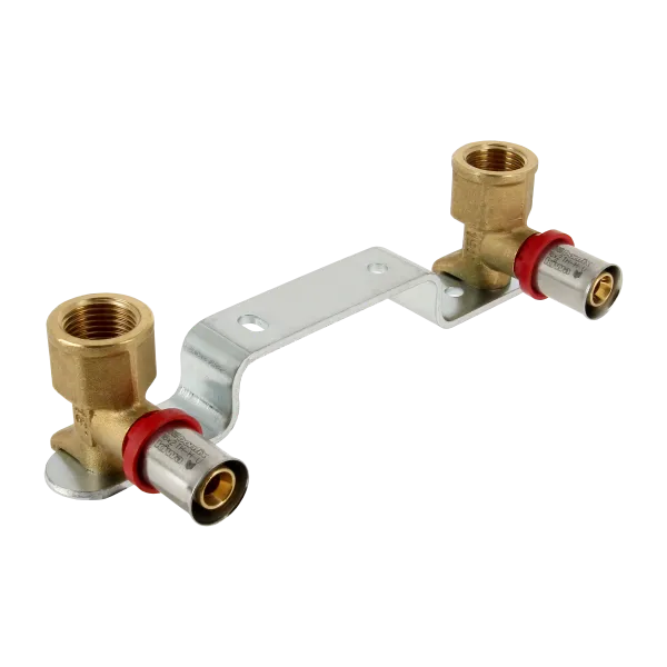 Alu-pers muurplaatbeugel 1/2" bi x 16 mm