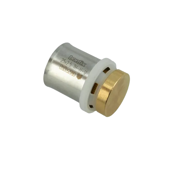Alu-pers Eindkoppeling 25 mm