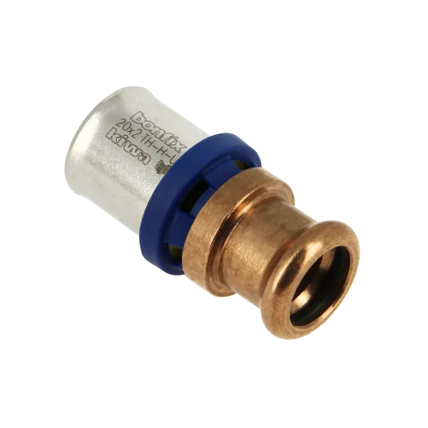Bonfix Alupers Rechte verloopkopp. 20x22 mm m-press