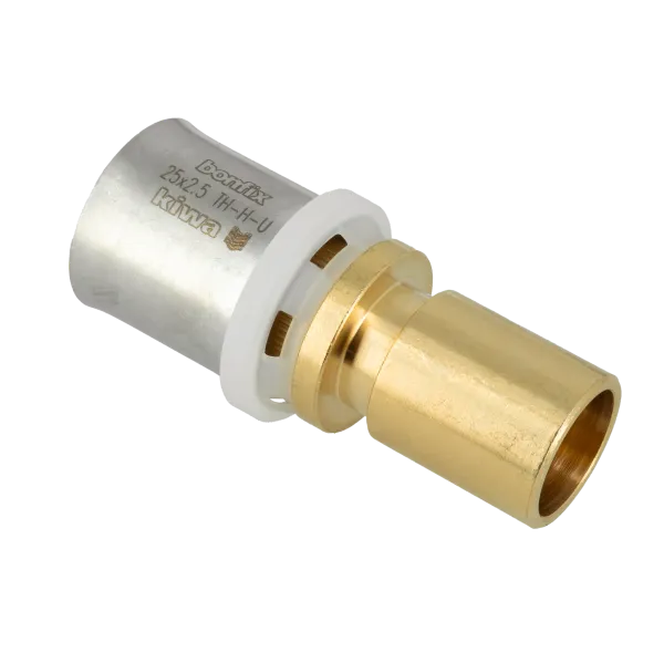 Alu-pers Insteek verlkoppeling 25 x 22 mm