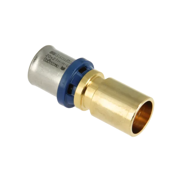 Alu-pers Insteek verlkoppeling 20 x 22 mm