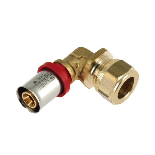 Bonfix Alupers knie verl.koppeling 16 x 15 mm knel