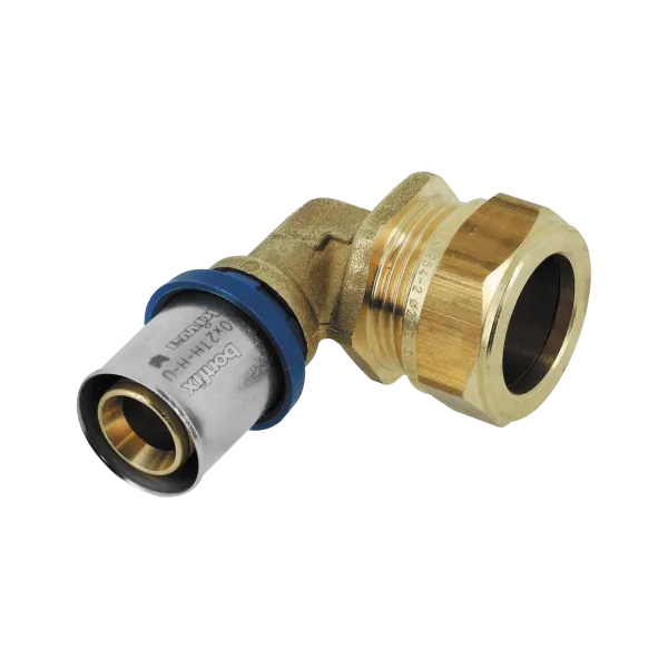 Bonfix Alupers knie verl.koppeling 22 x 20 mm knel