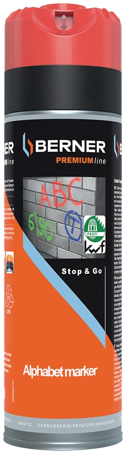 [372613-15] markeerspray rood 500ml wand