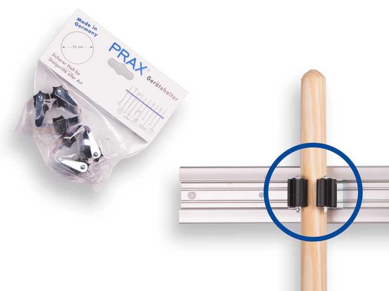 PRAX steelklem rond 25mm 2st.