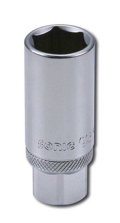 Sonic Bougiedop 3/8" met rubberen ring 21mm