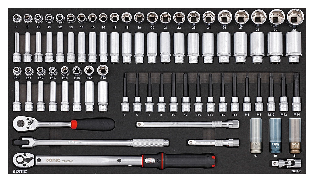 1000868 Sonic Doppenset 1/2"SFS Jumbo 84 Dlg 308401