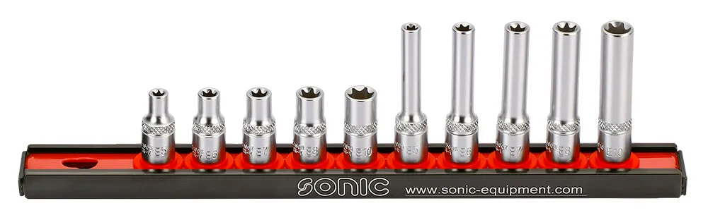1000175 Sonic Doppenset Torx 1/4" 10 Dlg 101002