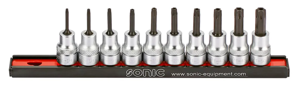 1000365 Sonic Dopbitset Torx+H 3/8" 10 Dlg 201006