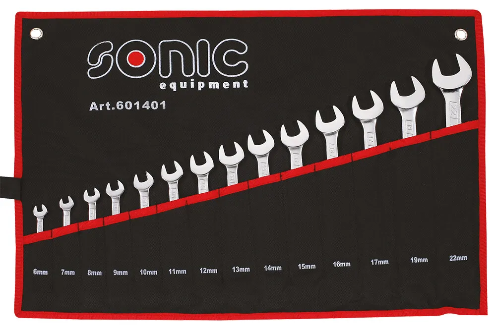 Sonic Ring-steeksleutel Set 17 Dlg.6-22 In Etui