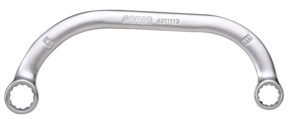 1000027 Sonic Ringsleutel Gebogen 14x17 Halve Maan 4211417