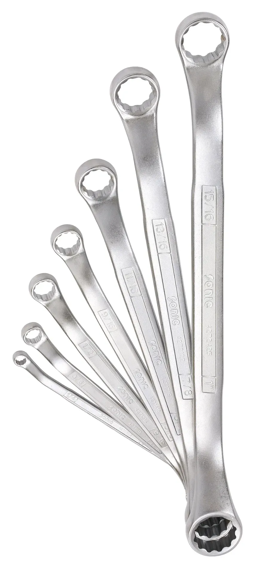 1001589 Sonic Ringsleutel Set 45 Gr.7 Dlg.SAE 600701