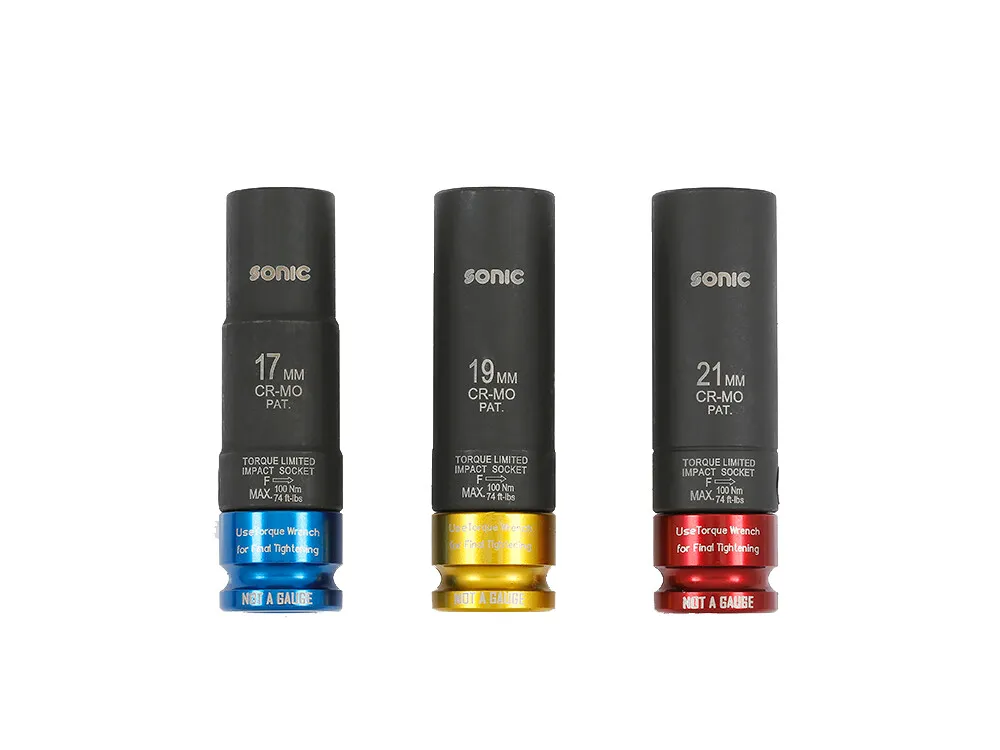 1000773 Sonic Doppenset m/Vaste Torque 17-19-21 mm.300303