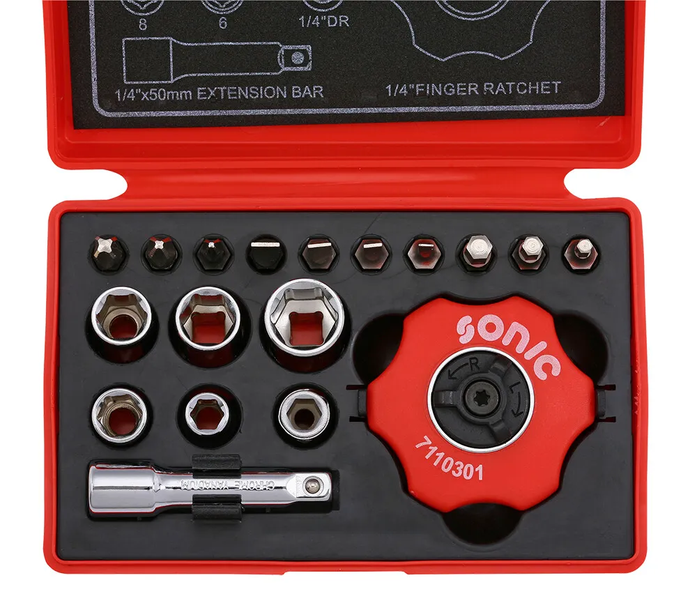 1000183 Sonic Ratelset !/2" Schotelmodel 19 Dlg 101901