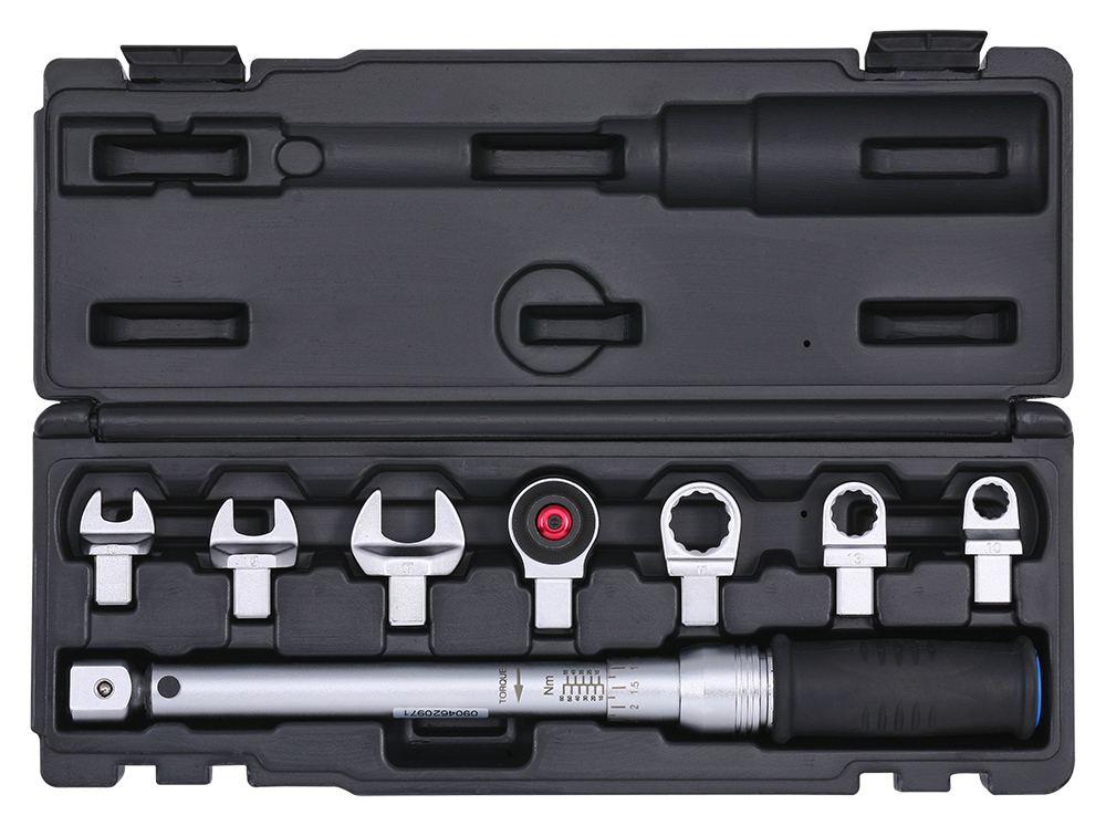 Sonic Momentsleutelset 3/8" verwisselbaar 12-60Nm 8-dlg.