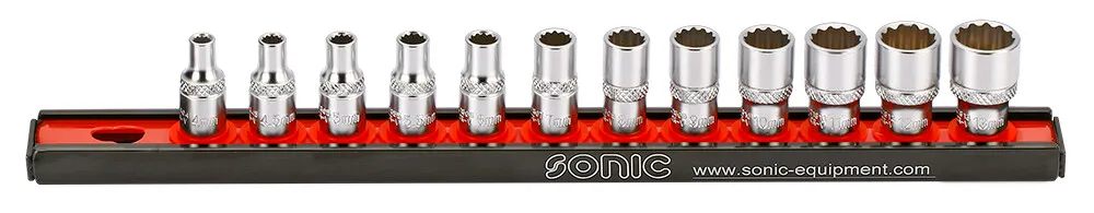 1000179 Sonic Doppenset 1/4" 12 Dlg 12 Kant 101201