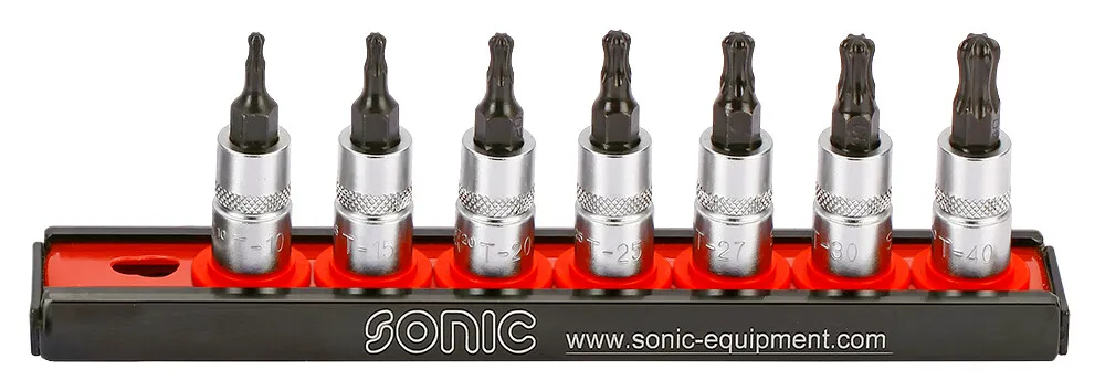 1000165 Sonic Dopbitset 1/4" Torx M/Kogel 7 Dlg 100704