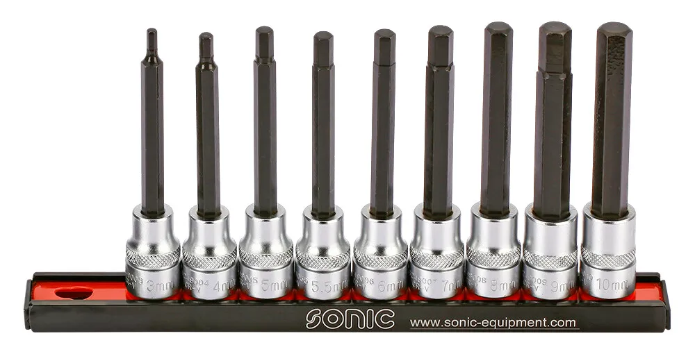 1000359 Sonic Dopbitset Inbus 3/8" Lang 9 Dlg 200903