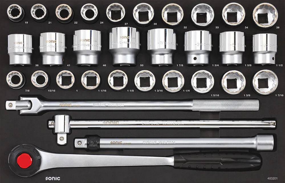 1000988 Sonic Doppenset 3/4" MM&SAE SFS 32 Dlg 403201