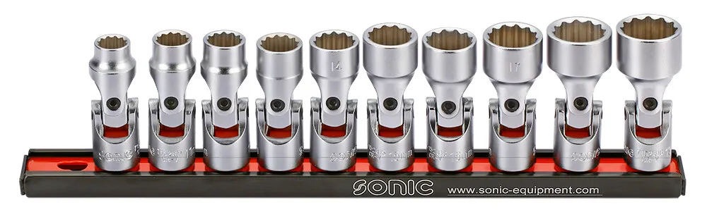 1000372 Sonic Doppenset 3/8"12-Kant  10 Dlg 10-19 201014