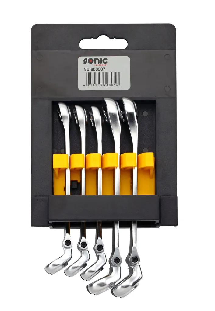 1001575 Sonic Ringsleutelset Flexibel 5 Dlg 8-12 600507