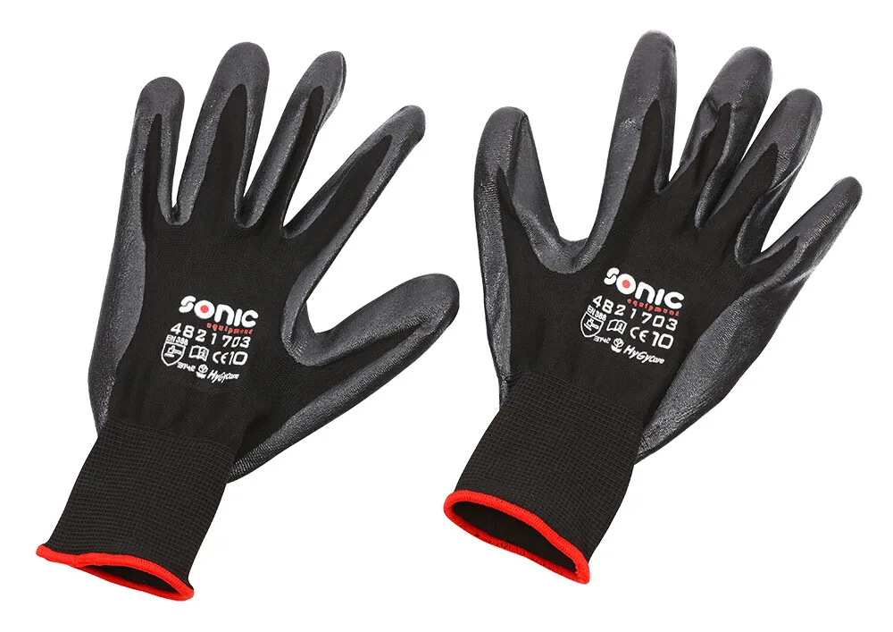 1001508 Sonic Handschoen Nitiele Foam Coating Mt 10 (XL).4821703