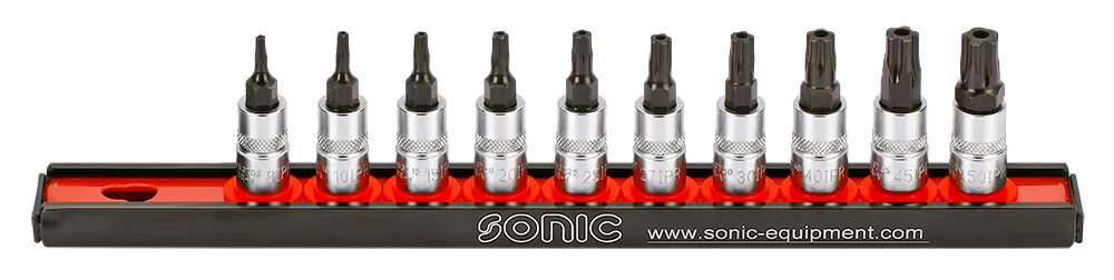[4714123789389] Sonic Bitdopset 1/4" IPR tamperproof op rail 10-dlg.