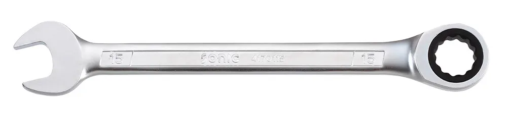Sonic Ring/Steeksleutel m/Ratel 17 mm.Plat 4170117