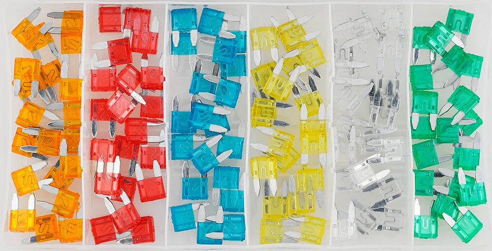 Sonic assortiment mini steek-zekeringen 120 stuks