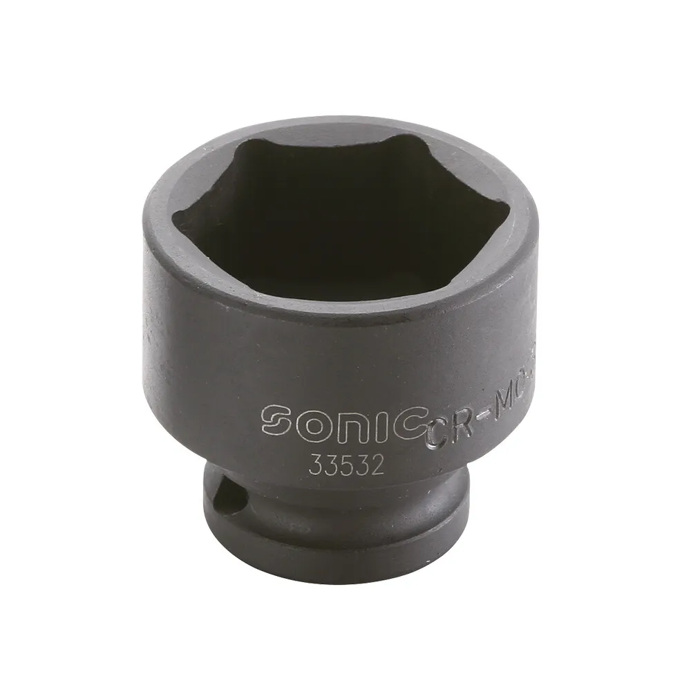 Sonic Dop 1/2" 6-Kant Lucht 36 mm