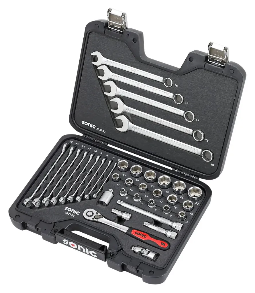 Sonic Doppen-Sleutelset 3/8" 37 Dlg  203703