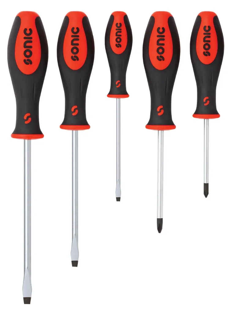 Sonic Schroevendraaier Set 5 Dlg.Slagvast 600514