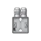 [5413736282766] Niko Hydro opbouwbak 1-voudig einddoos met 2x M20-ingang 
grijs (700-84152)