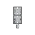 [5413736282780] Niko Hydro opbouwbak 2-voudig verticaal met 1x M20-ingang 
grijs (700-84251)