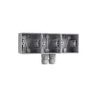 [5413736350588] Niko Hydro opbouwbak 3-voudig horizontaal met 2x 
M20-ingang grijs (700-84952)