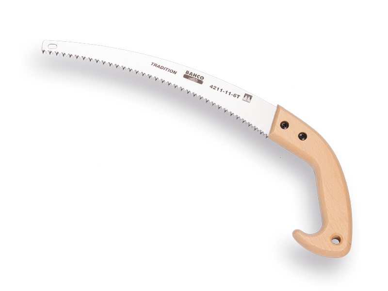 Snoeizaag Bahco type 4211-11"-6T 28cm met houten greep