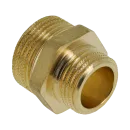 Messing Verloopnippel 1/2x1/4".Buidr