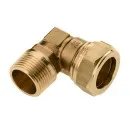 BONFIX Knie 1/2" buitendraad x 22 mm.